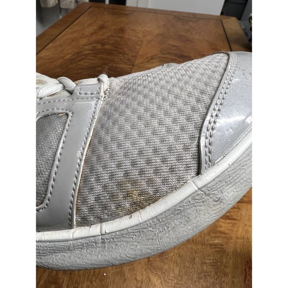 True Linkswear Men’s 9.5 Grey Mesh Leather Spikeless Golf Shoes Sneakers READ - Picture 6 of 8